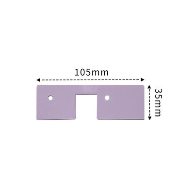 Elektryka przemysłowa Izolacja cieplna Silicone Cpu Pad 0,5 mm-15 mm grubość