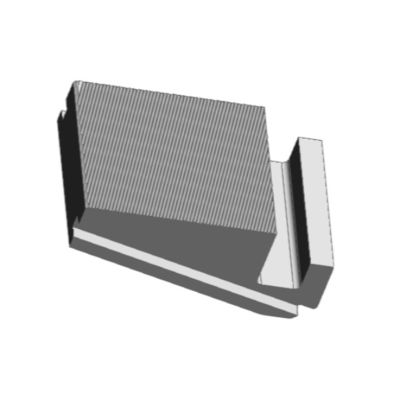 Pinza 005 E1 z metodą obróbki CNC i 88,0x56,0x39,0 mm