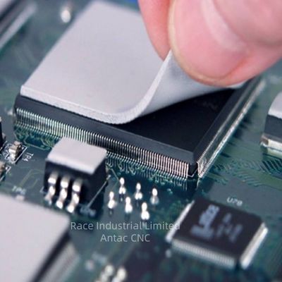 Elastyczna silikonowa podkładka termiczna 0,020-0,200 mm Stała dielektryczna 3,49 ~ 9,8 1MHz Bezpłatne próbki