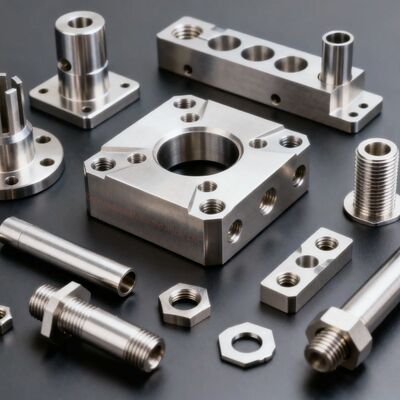 Twardość według materiału Cnc części obróbki stopu aluminium Numer seryjny FLC-1 precyzyjne części metalowe do urządzeń automatycznych